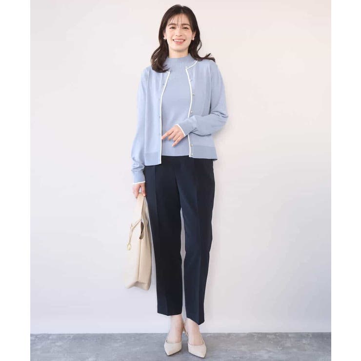 [名品シリーズ]ストレッチテーパードパンツ/洗える | OFUON | 詳細画像3 