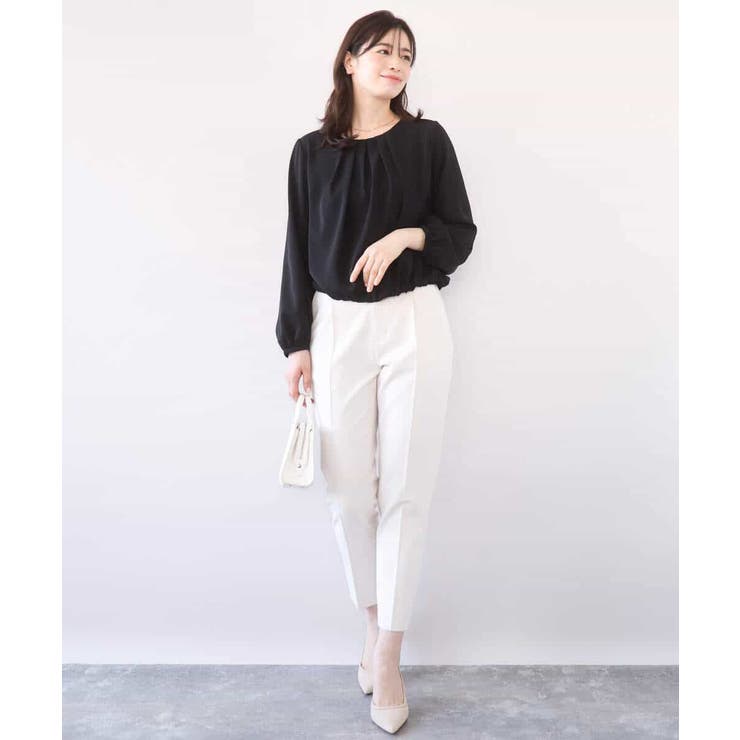 [名品シリーズ]ストレッチテーパードパンツ/洗える | OFUON | 詳細画像39 