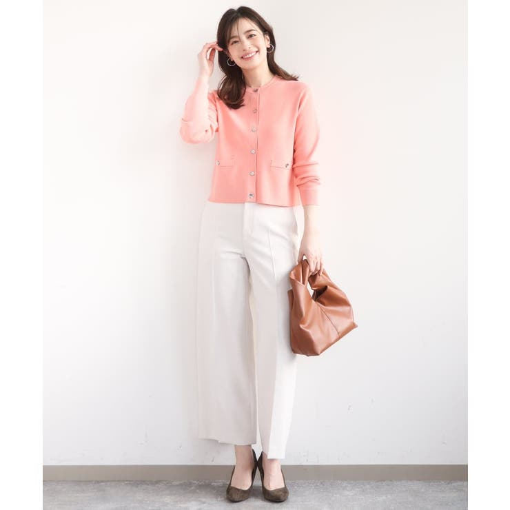 [名品シリーズ]ストレッチワイドパンツ/洗える | OFUON | 詳細画像24 