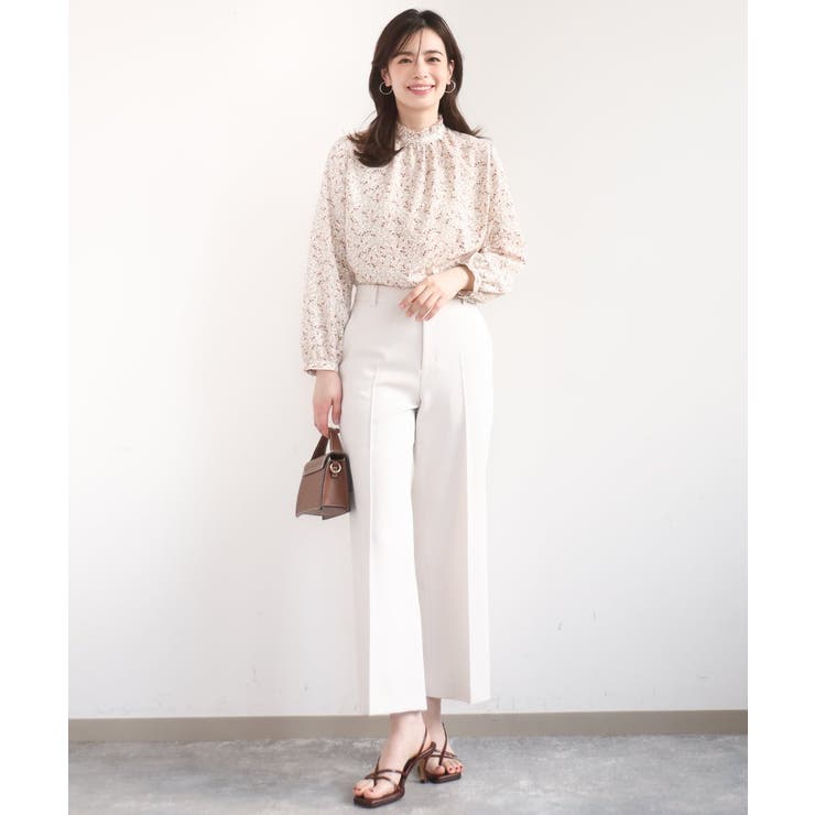 [名品シリーズ]ストレッチワイドパンツ/洗える | OFUON | 詳細画像26 