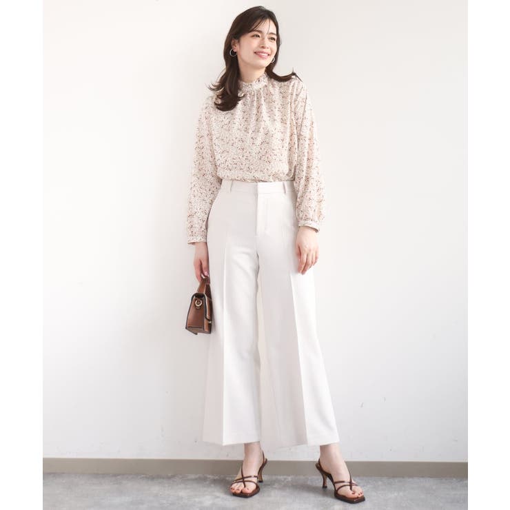 [名品シリーズ]ストレッチワイドパンツ/洗える | OFUON | 詳細画像27 