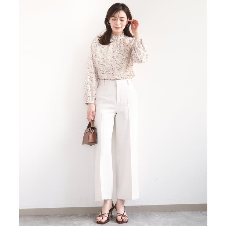 [名品シリーズ]ストレッチワイドパンツ/洗える | OFUON | 詳細画像28 