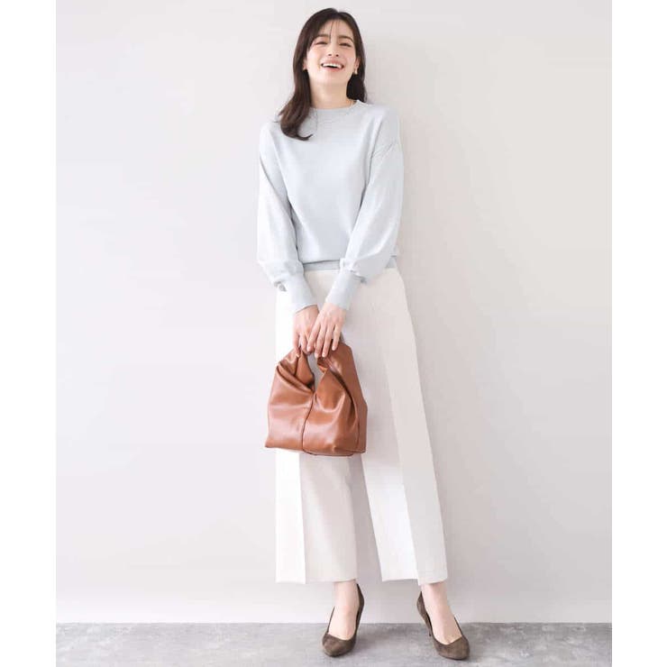 [名品シリーズ]ストレッチワイドパンツ/洗える | OFUON | 詳細画像51 