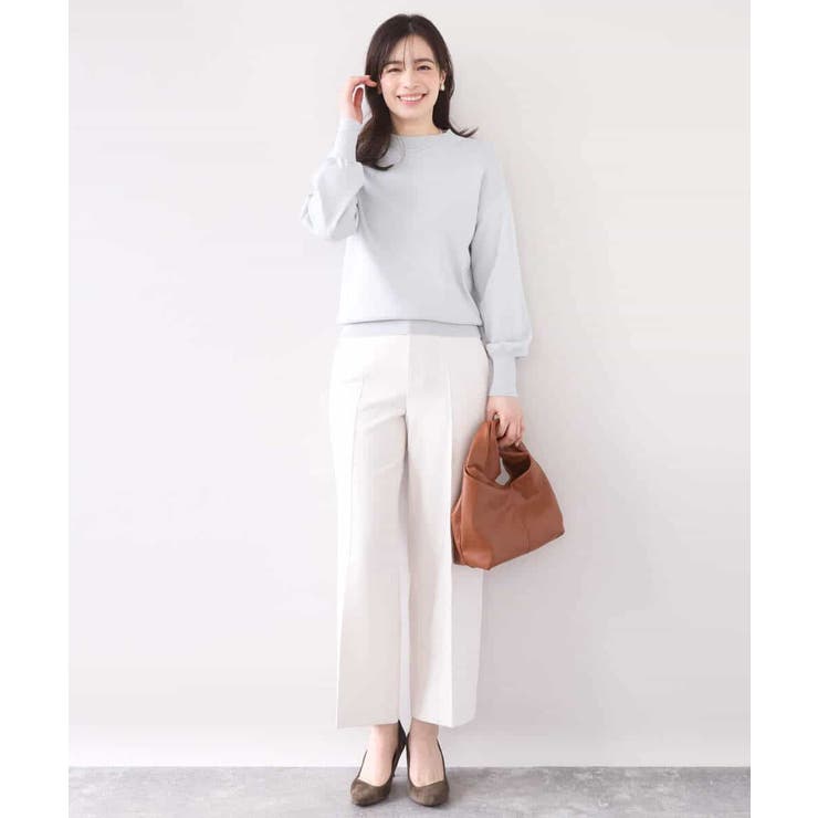 [名品シリーズ]ストレッチワイドパンツ/洗える | OFUON | 詳細画像52 