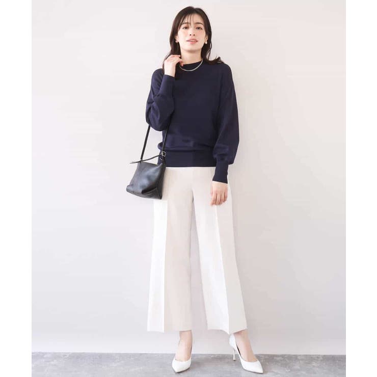 [名品シリーズ]ストレッチワイドパンツ/洗える | OFUON | 詳細画像53 