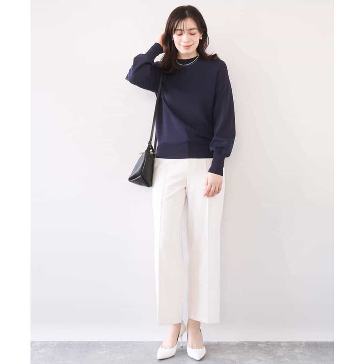 [名品シリーズ]ストレッチワイドパンツ/洗える | OFUON | 詳細画像54 