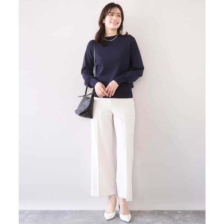 [名品シリーズ]ストレッチワイドパンツ/洗える | OFUON | 詳細画像55 