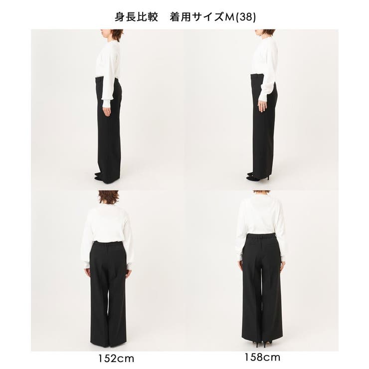 [名品シリーズ]ストレッチワイドパンツ/洗える | OFUON | 詳細画像67 