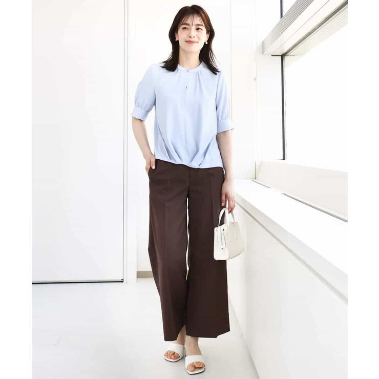 ストレッチワイドパンツ/接触冷感/洗える/WEB限定サイズあり | OFUON | 詳細画像27 
