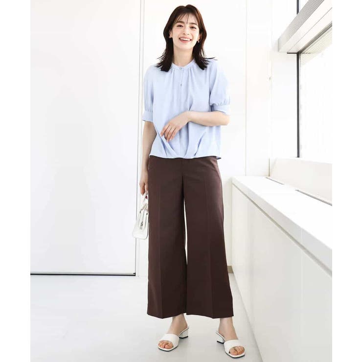 ストレッチワイドパンツ/接触冷感/洗える/WEB限定サイズあり | OFUON | 詳細画像28 
