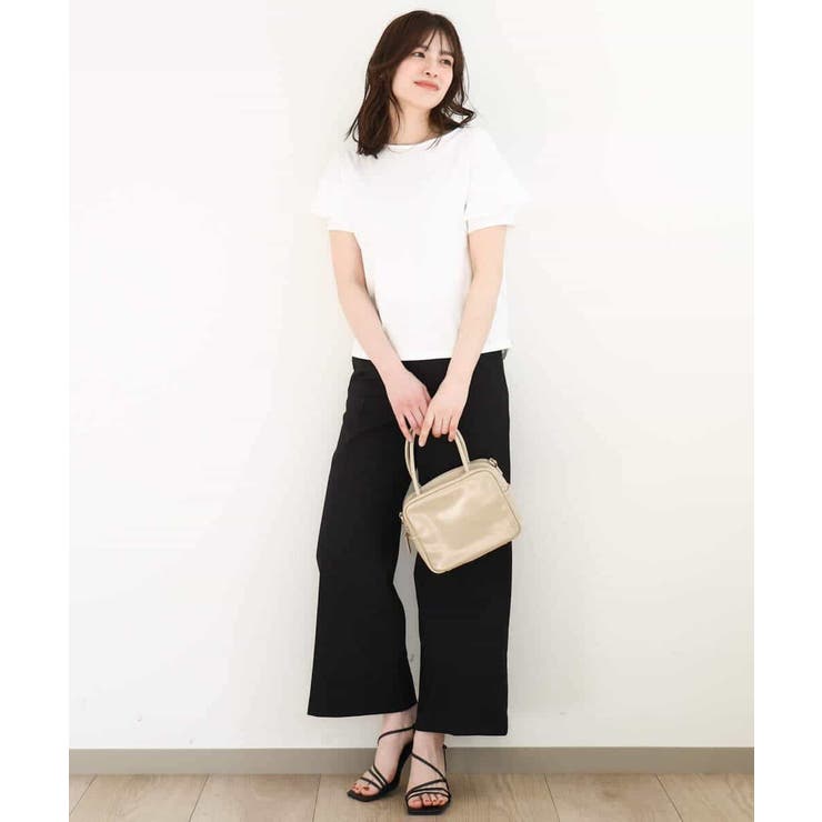 ストレッチワイドパンツ/接触冷感/洗える/WEB限定サイズあり | OFUON | 詳細画像5 
