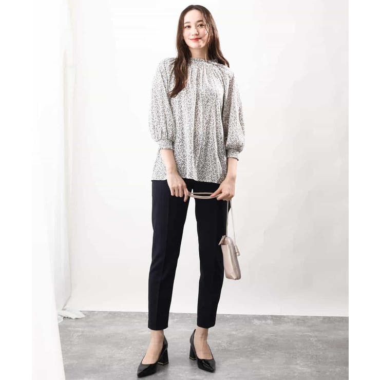 [名品シリーズ]ストレッチテーパードパンツ/洗える/WEB限定サイズ | OFUON | 詳細画像2 