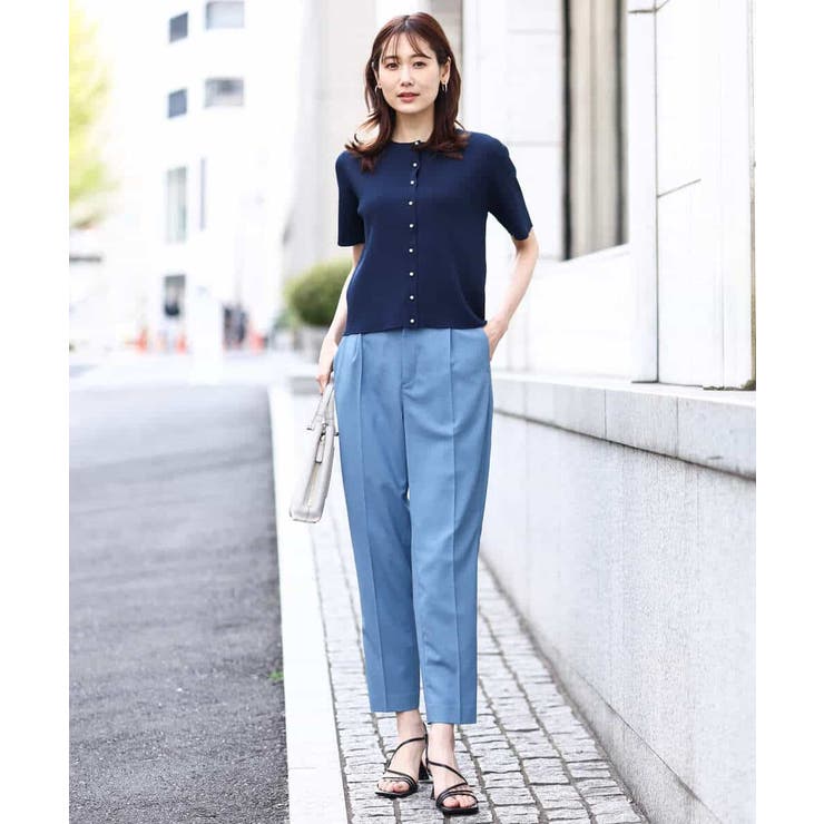 [名品シリーズ]ストレッチテーパードパンツ/洗える/WEB限定サイズ | OFUON | 詳細画像28 