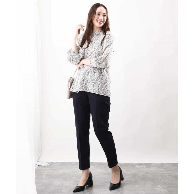 [名品シリーズ]ストレッチテーパードパンツ/洗える/WEB限定サイズ | OFUON | 詳細画像3 