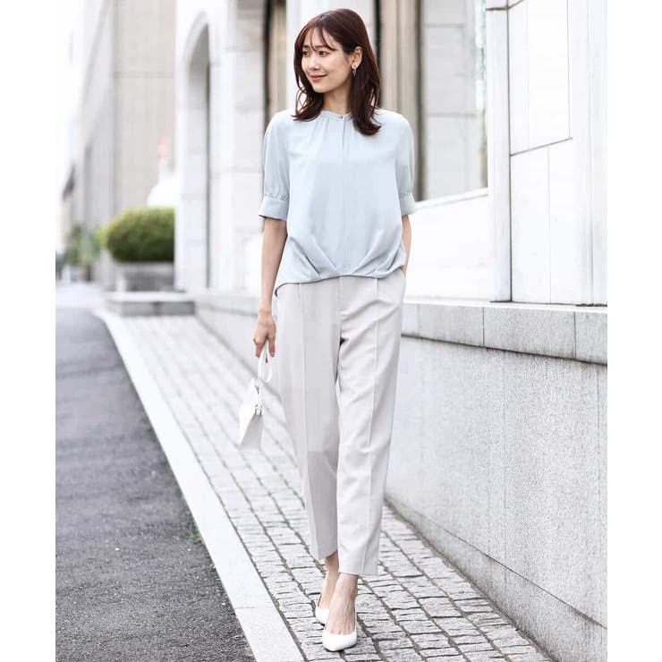 [名品シリーズ]ストレッチテーパードパンツ/洗える/WEB限定サイズ | OFUON | 詳細画像34 