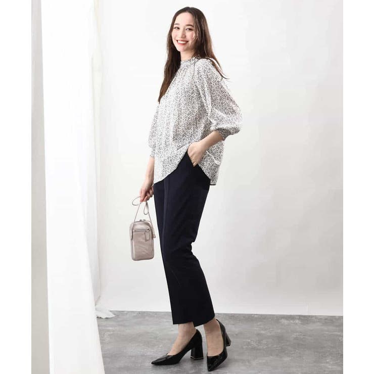 [名品シリーズ]ストレッチテーパードパンツ/洗える/WEB限定サイズ | OFUON | 詳細画像4 