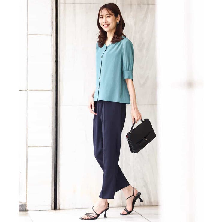 [名品シリーズ]ストレッチテーパードパンツ/洗える/WEB限定サイズ | OFUON | 詳細画像41 