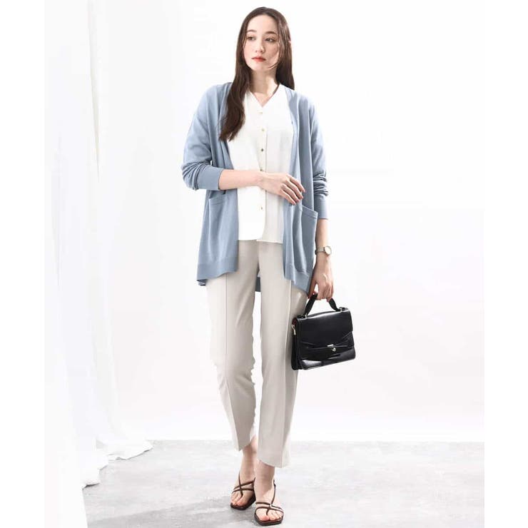 [名品シリーズ]ストレッチテーパードパンツ/洗える/WEB限定サイズ | OFUON | 詳細画像8 