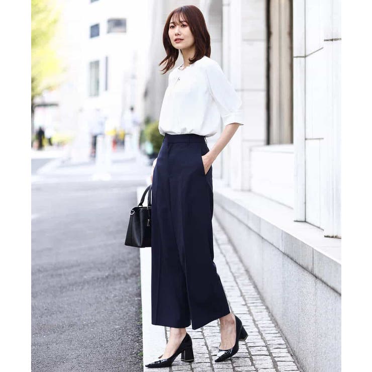 [名品シリーズ]ストレッチワイドパンツ/洗える/WEB限定サイズ | OFUON | 詳細画像11 