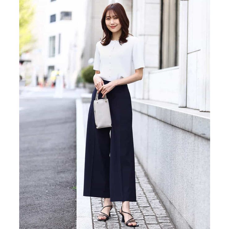 [名品シリーズ]ストレッチワイドパンツ/洗える/WEB限定サイズ | OFUON | 詳細画像13 