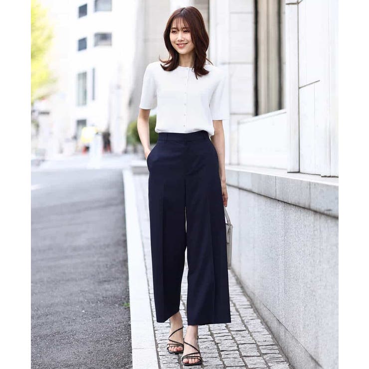 [名品シリーズ]ストレッチワイドパンツ/洗える/WEB限定サイズ | OFUON | 詳細画像15 