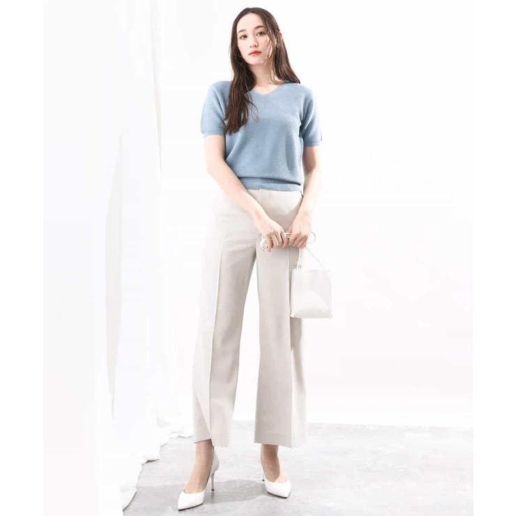 [名品シリーズ]ストレッチワイドパンツ/洗える/WEB限定サイズ | OFUON | 詳細画像18 