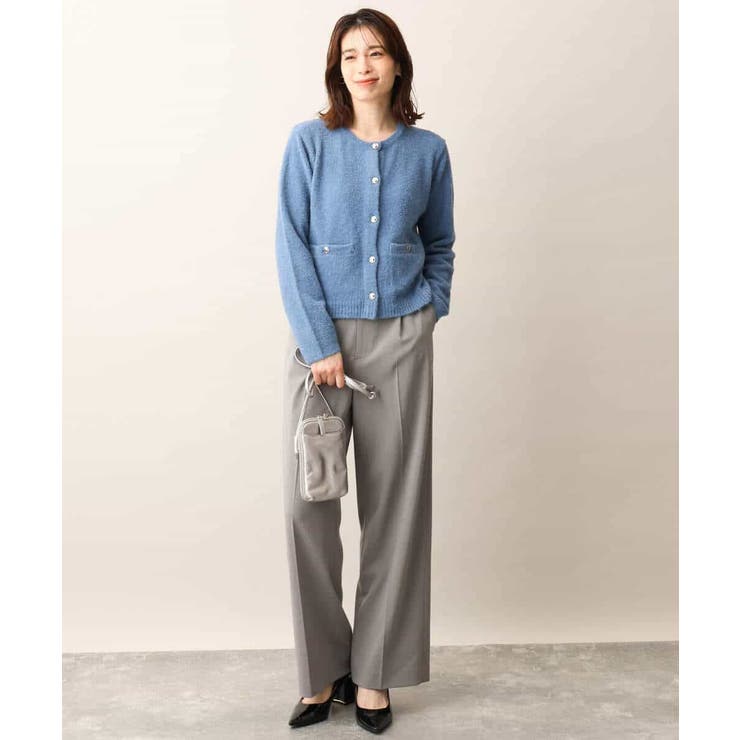 ミニブークレーニットカーディガン/洗える/WEB限定サイズあり | OFUON | 詳細画像12 