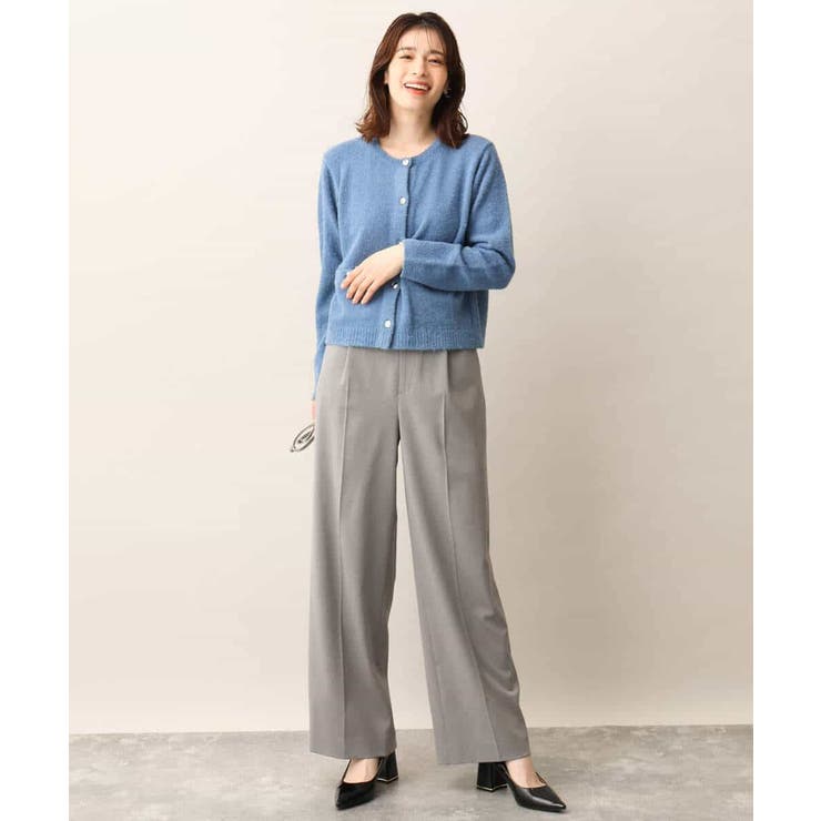 ミニブークレーニットカーディガン/洗える/WEB限定サイズあり | OFUON | 詳細画像14 