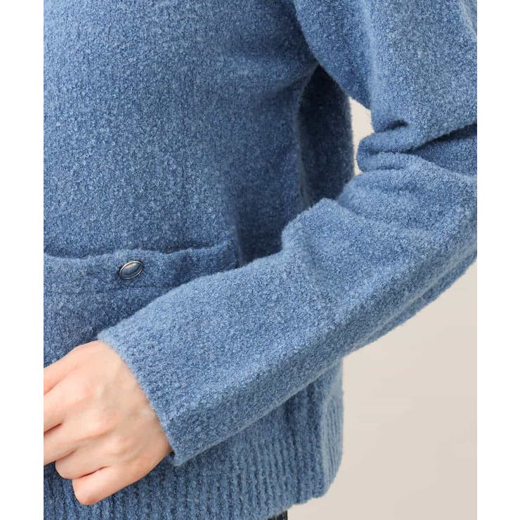 ミニブークレーニットカーディガン/洗える/WEB限定サイズあり | OFUON | 詳細画像22 