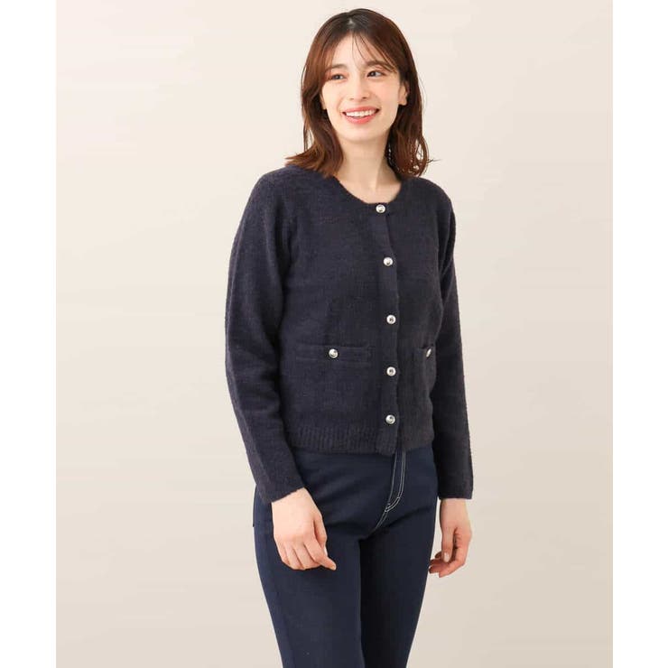ミニブークレーニットカーディガン/洗える/WEB限定サイズあり | OFUON | 詳細画像28 