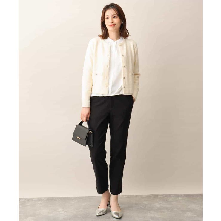 ミニブークレーニットカーディガン/洗える/WEB限定サイズあり | OFUON | 詳細画像3 