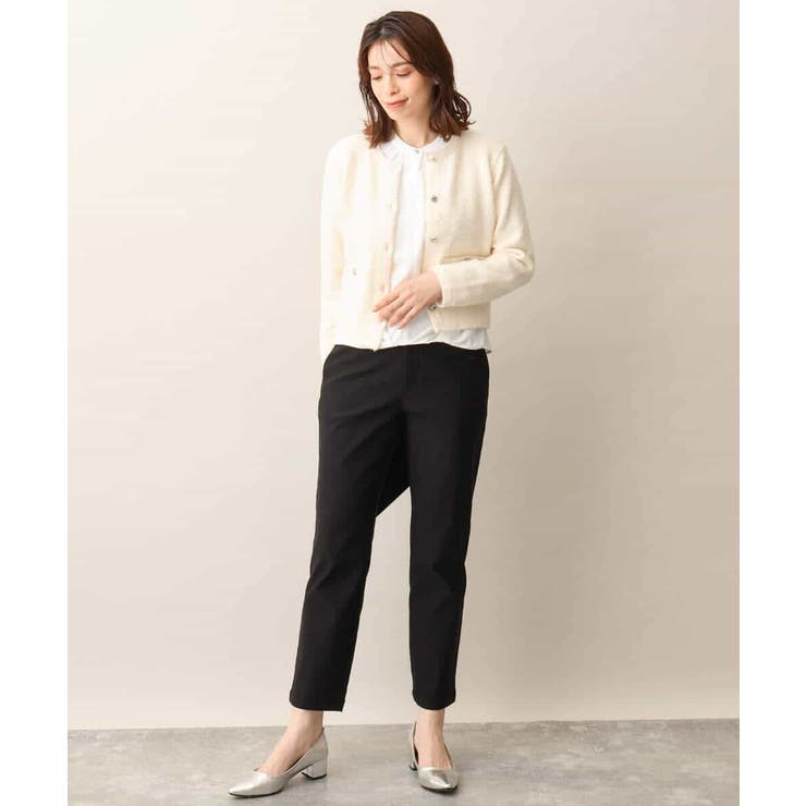 ミニブークレーニットカーディガン/洗える/WEB限定サイズあり | OFUON | 詳細画像4 