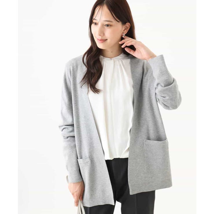 着流しニットカーディガン/洗える/WEB限定 | OFUON | 詳細画像11 