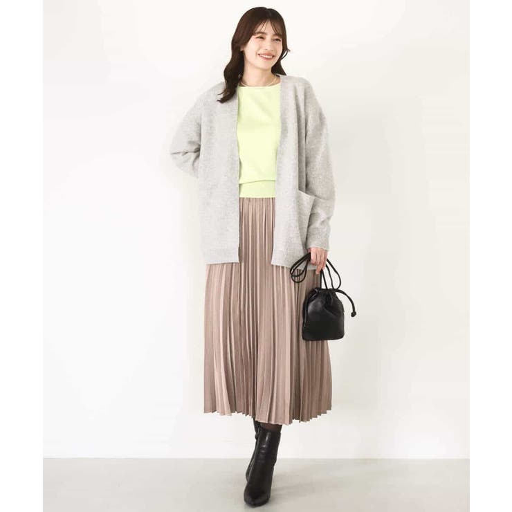 着流しニットカーディガン/洗える/WEB限定 | OFUON | 詳細画像18 