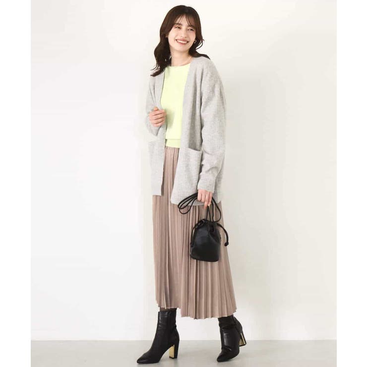 着流しニットカーディガン/洗える/WEB限定 | OFUON | 詳細画像19 