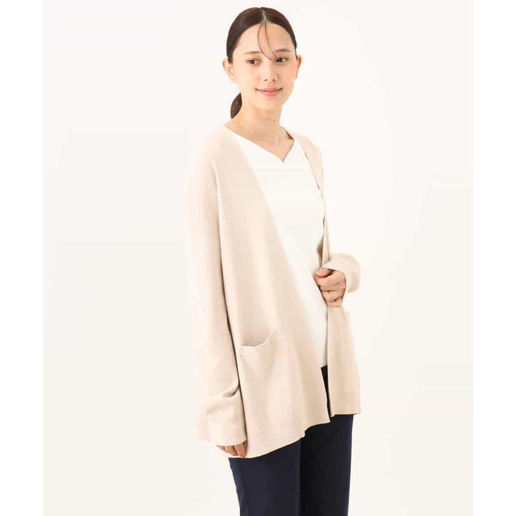 着流しニットカーディガン/洗える/WEB限定 | OFUON | 詳細画像30 