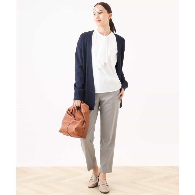 着流しニットカーディガン/洗える/WEB限定 | OFUON | 詳細画像4 