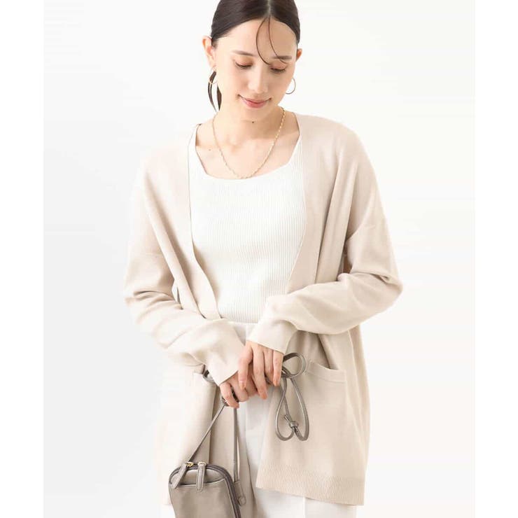 着流しニットカーディガン/洗える/WEB限定 | OFUON | 詳細画像6 