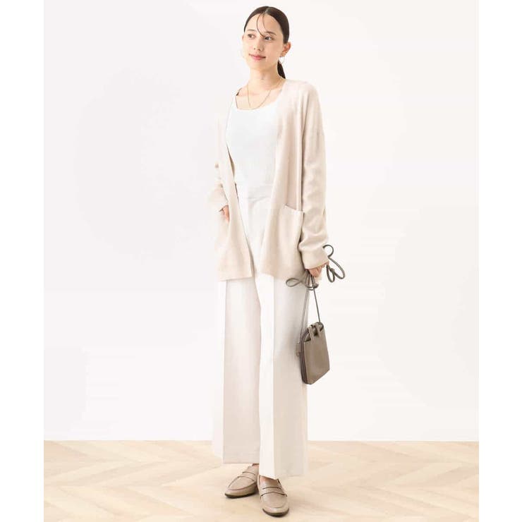 着流しニットカーディガン/洗える/WEB限定 | OFUON | 詳細画像8 