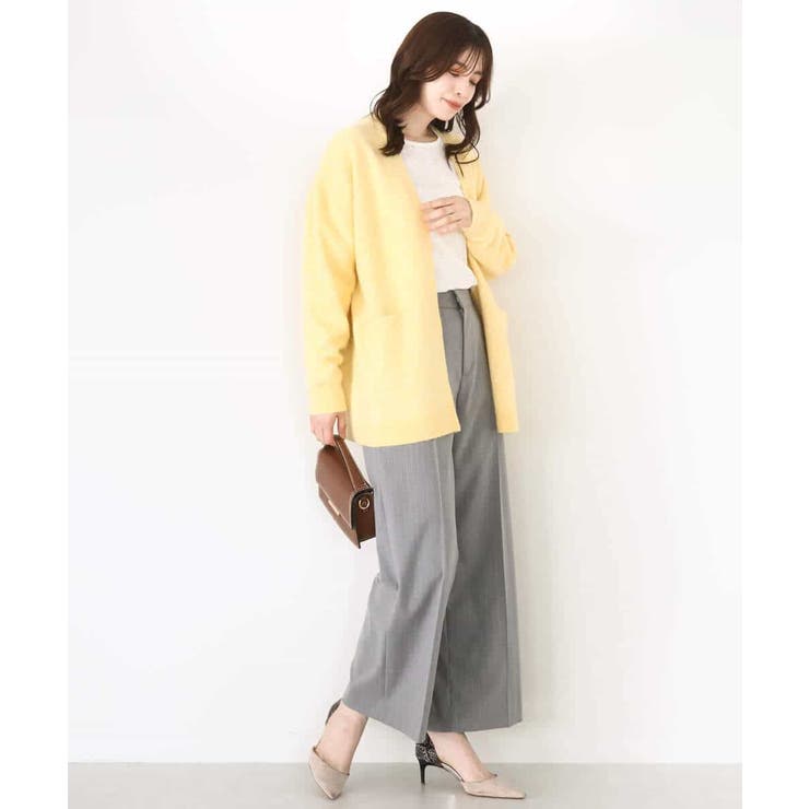 ソフト起毛ニットカーディガン/洗える/WEB限定サイズあり | OFUON | 詳細画像13 