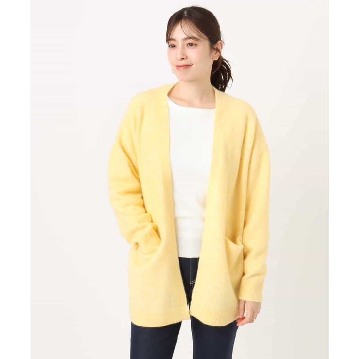 ソフト起毛ニットカーディガン/洗える/WEB限定サイズあり | OFUON | 詳細画像17 