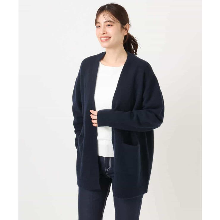 ソフト起毛ニットカーディガン/洗える/WEB限定サイズあり | OFUON | 詳細画像25 