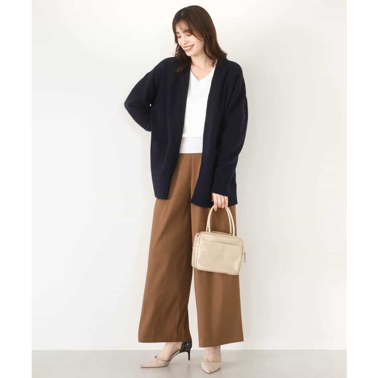 ソフト起毛ニットカーディガン/洗える/WEB限定サイズあり | OFUON | 詳細画像8 