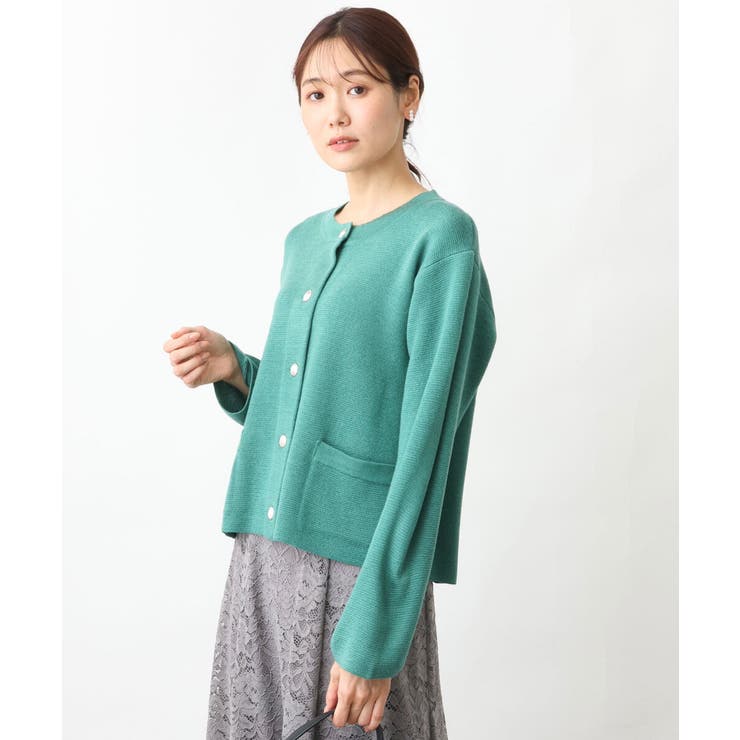 ニットカーディガン/洗える | OFUON | 詳細画像13 