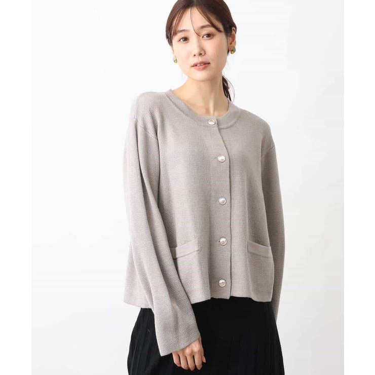 ニットカーディガン/洗える | OFUON | 詳細画像6 