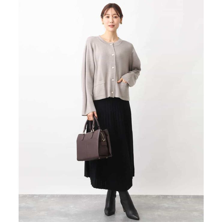 ニットカーディガン/洗える | OFUON | 詳細画像8 