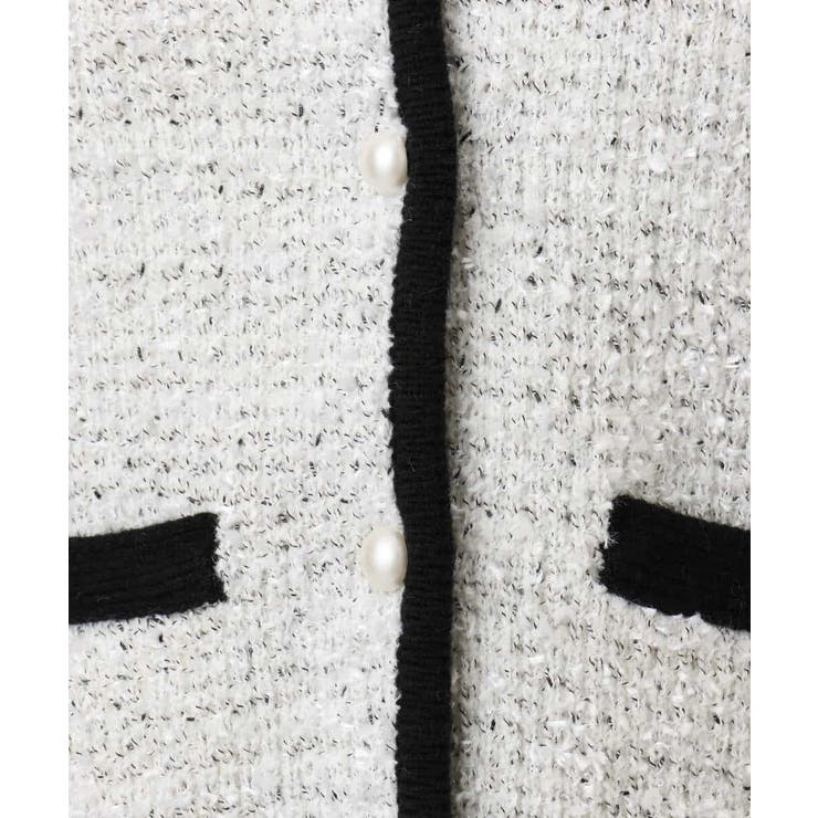 ラメ入りツイードニットジャケット/洗える/WEB限定サイズあり | OFUON | 詳細画像25 