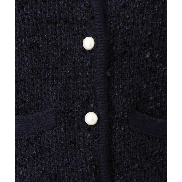 ラメ入りツイードニットジャケット/洗える/WEB限定サイズあり | OFUON | 詳細画像31 