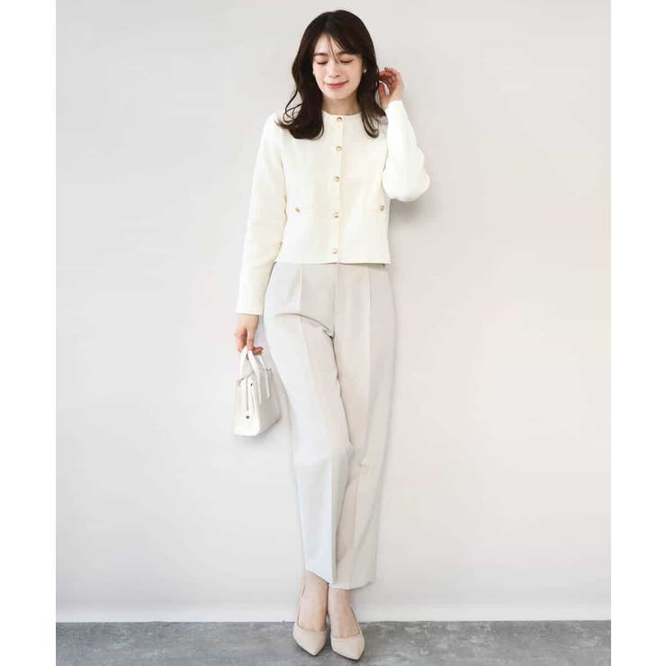 ジャケットライクニットカーディガン/洗える/WEB限定 | OFUON | 詳細画像17 