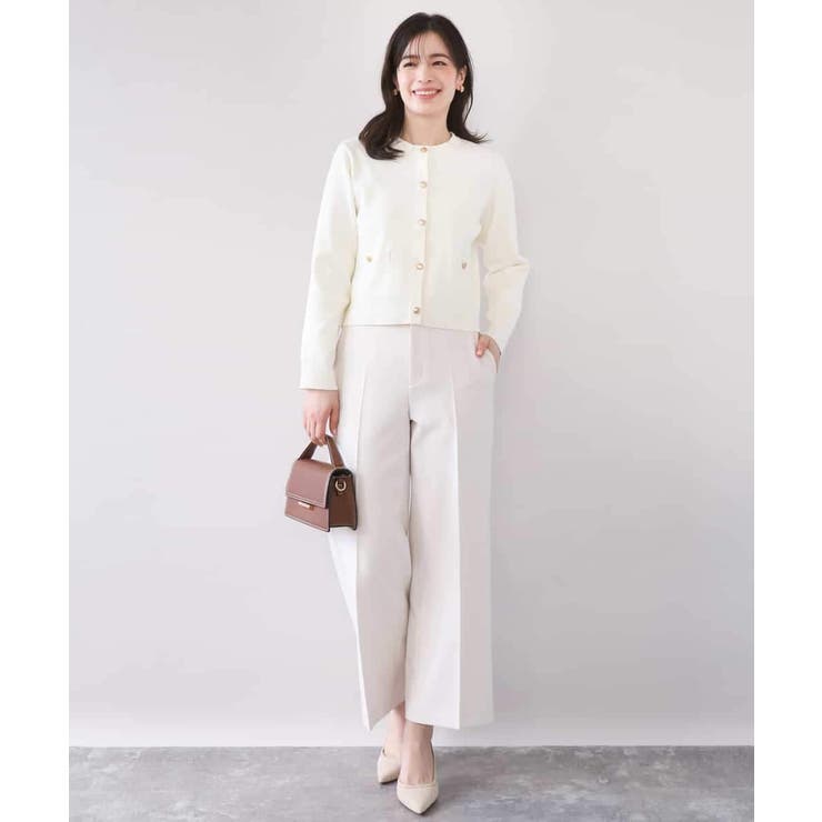 ジャケットライクニットカーディガン/洗える/WEB限定 | OFUON | 詳細画像24 